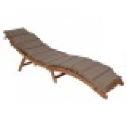 Lamamistool Home ESPRIT Кафяв Бежов 191 x 54 x 61 cm - Mobilier de grădină, accesorii și umbrele