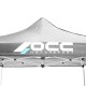 Шаран OCC Motorsport Racing Сив полиестер 420D Oxford 3 x 3 m