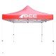 Шаран OCC Motorsport Racing Червен полиестер 420D Oxford 3 x 3 m