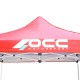 Шаран OCC Motorsport Racing Червен полиестер 420D Oxford 3 x 3 m