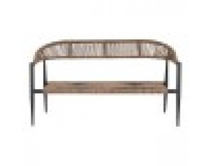 Градински диван Home ESPRIT Алуминий 131 x 55 x 76 cm