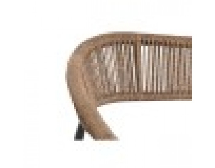 Градински диван Home ESPRIT Алуминий 131 x 55 x 76 cm