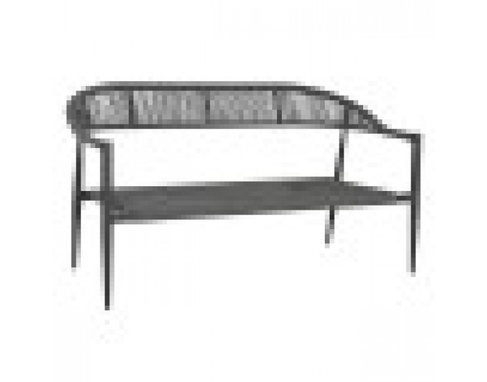 Градински диван Home ESPRIT Алуминий 131 x 55 x 76 cm