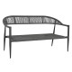 Градински диван Home ESPRIT Алуминий 131 x 55 x 76 cm