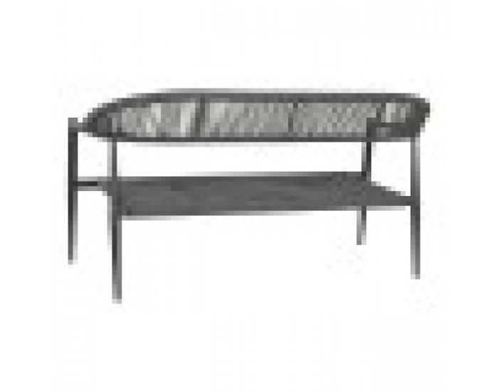 Градински диван Home ESPRIT Алуминий 131 x 55 x 76 cm