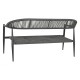 Градински диван Home ESPRIT Алуминий 131 x 55 x 76 cm