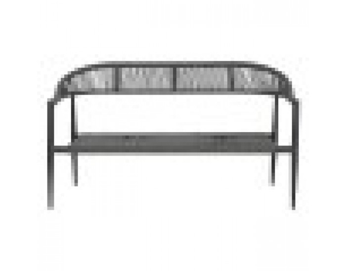 Градински диван Home ESPRIT Алуминий 131 x 55 x 76 cm