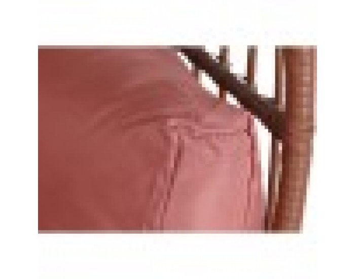 Градинско кресло DKD Home Decor 99 x 71 x 147 cm Метал теракота синтетичен ратан Бял