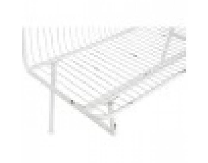 Комплект от Маса и 3 Кресла Home ESPRIT Бял Метал 115 x 53 x 83 cm