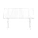 Комплект от Маса и 3 Кресла Home ESPRIT Бял Метал 115 x 53 x 83 cm