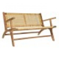 Пейка DKD Home Decor Кафяв Естествен 120 x 76 x 68 cm - Mobilier de grădină, accesorii și umbrele