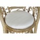 Градинско кресло DKD Home Decor Бял Кафяв Естествен 92 x 66 x 145 cm 86 x 51 x 145 cm 88 x 60 x 146 cm