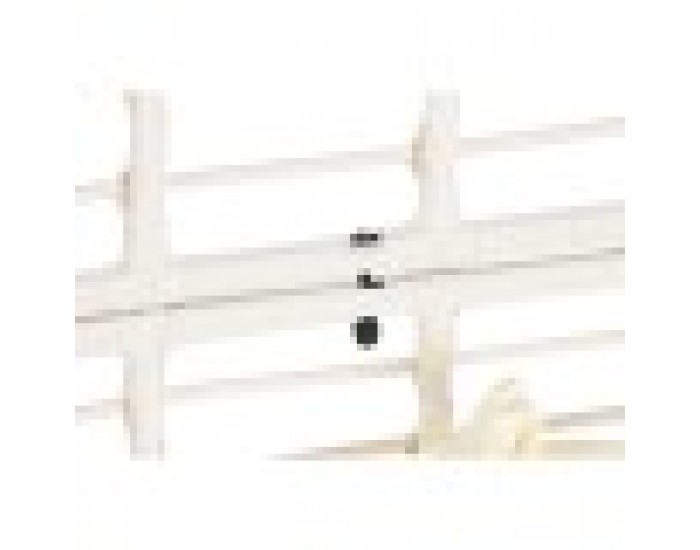 Градинско кресло DKD Home Decor 130 x 68 x 146 cm синтетичен ратан Стомана Бял