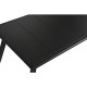 Комплект от Маса и 3 Кресла Home ESPRIT Черен Кристал Стомана 123 x 66 x 72 cm
