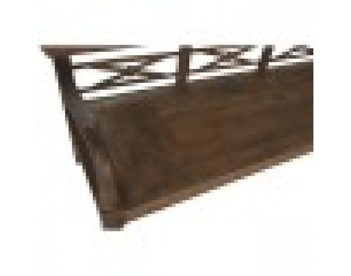 Пейка Home ESPRIT Тъмно сив тиково дърво 190 x 70 x 75 cm