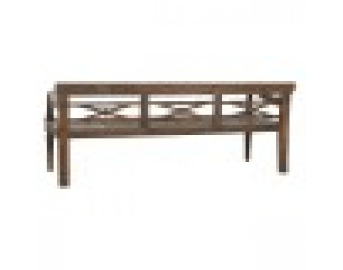 Пейка Home ESPRIT Тъмно сив тиково дърво 190 x 70 x 75 cm