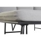 Градински диван DKD Home Decor Черен полиестер Въже Алуминий (2 pcs) (192 x 163 x 86 cm)