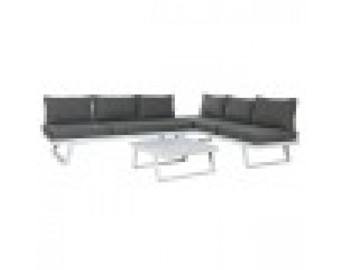 Комплект от диван и маса Home ESPRIT Метал 130 x 68 x 65 cm