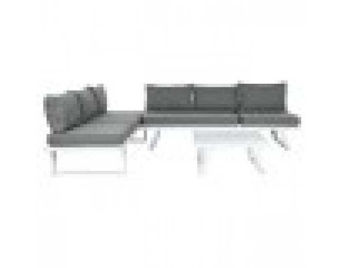 Комплект от диван и маса Home ESPRIT Метал 130 x 68 x 65 cm