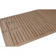 Комплект от Маса и 3 Кресла Home ESPRIT Кафяв Въже Aкациево дърво 138 x 79 x 83 cm