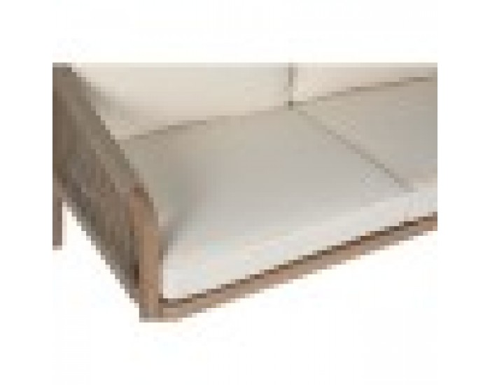 Комплект от Маса и 3 Кресла Home ESPRIT Кафяв Въже Aкациево дърво 138 x 79 x 83 cm