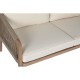 Комплект от Маса и 3 Кресла Home ESPRIT Кафяв Въже Aкациево дърво 138 x 79 x 83 cm
