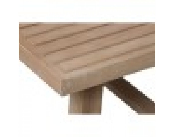 Комплект от Маса и 3 Кресла Home ESPRIT Кафяв Въже Aкациево дърво 138 x 79 x 83 cm