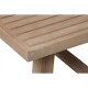 Комплект от Маса и 3 Кресла Home ESPRIT Кафяв Въже Aкациево дърво 138 x 79 x 83 cm