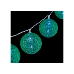 Ghirlandă din LED Globuri Ø 5 cm Verde (2 m)