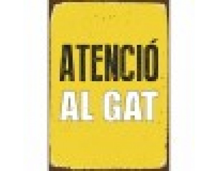 Табелка Magnet & Steel Atenció al Gat 14,8 x 21 cm