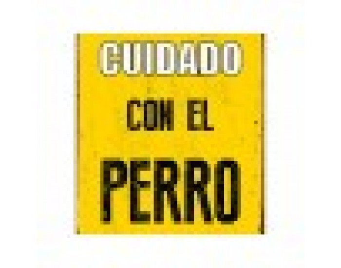 Табелка Magnet & Steel Cuidado con el Perro 14,8 x 21 cm