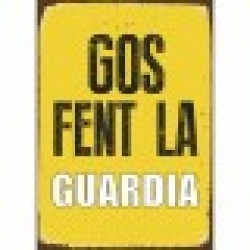 Табелка Magnet & Steel Gos Fent la Guardia 14,8 x 21 cm - Iluminat exterior, plase și decorațiuni