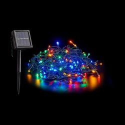 Гирлянда от LED Светлини Слънчев Многоцветен - Iluminat exterior, plase și decorațiuni
