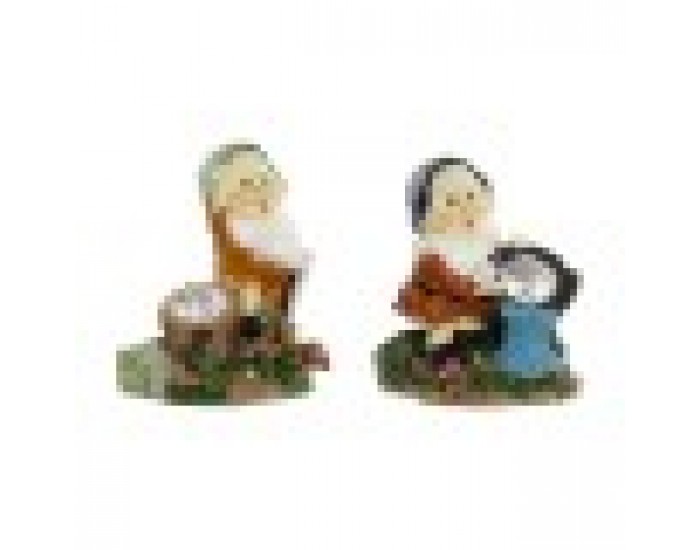 Ярка декорация Home ESPRIT Многоцветен 11,5 x 11 x 15,2 cm (2 броя)