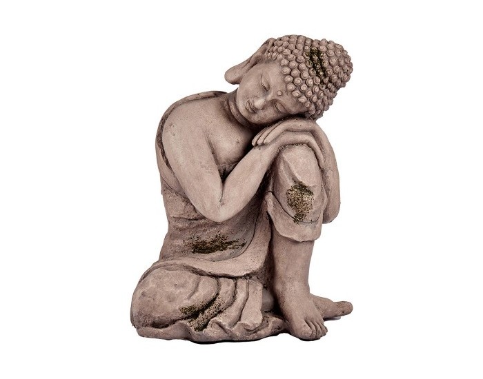 Decorative Figure for Garden Буда Сив Полирезин (28,5 x 43,5 x 37 cm)