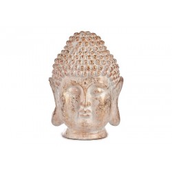 Decorative Figure for Garden Буда Глава Бял/Златен Полирезин (31,5 x 50,5 x 35 cm) - Comparare produse