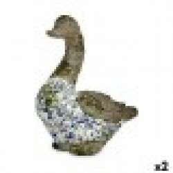 Декоративна Фигура за Градина Патица Полирезин 17 x 42 x 40 cm (2 броя) - Iluminat exterior, plase și decorațiuni