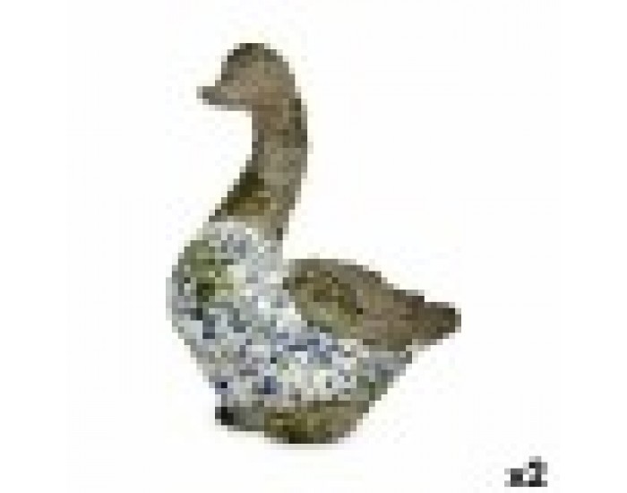 Декоративна Фигура за Градина Патица Полирезин 17 x 42 x 40 cm (2 броя)