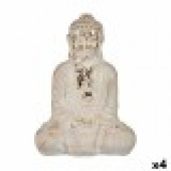 Декоративна Фигура за Градина Буда Полирезин 17 x 37 x 26 cm (4 броя) - Iluminat exterior, plase și decorațiuni