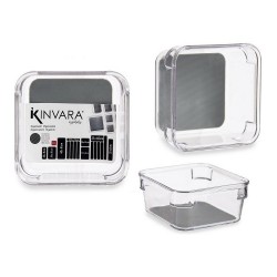 Органайзера За Чекмедже Сив Прозрачен Пластмаса Силикон (9,3 x 4,5 x 9,3 cm) - Kinvara