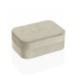 Кутия за бижута Versa Сметана Дървен Огледало Дървен MDF 10 x 6 x 14,7 cm - Versa