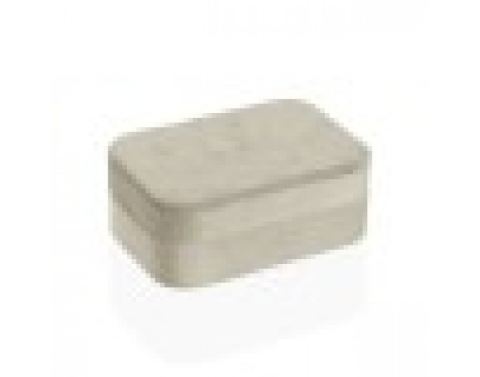 Кутия за бижута Versa Сметана Дървен Огледало Дървен MDF 10 x 6 x 14,7 cm