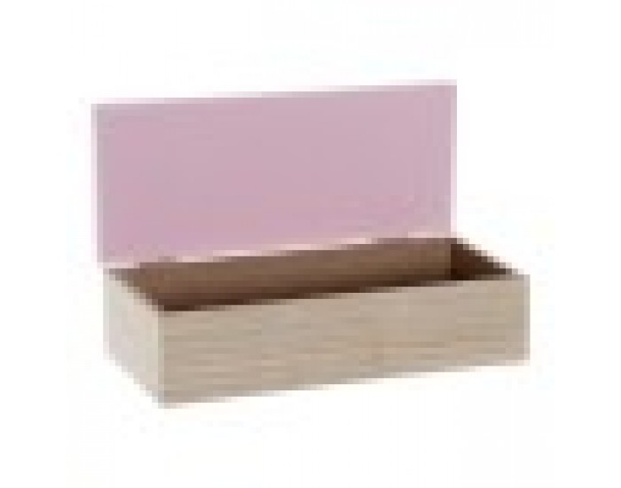 Декоративна кутия DKD Home Decor Дървен MDF (2 pcs) (22 x 6 x 9 cm)