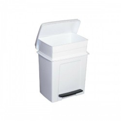 Кошче с педал Бял 8 L - Cutii, organizatoare și alte produse de depozitare