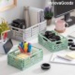 Комплект от 3 сгъваеми и подреждащи се кутии органайзери Boxtor InnovaGoods - Innovagoods
