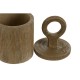 Кутия за бижута Home ESPRIT Кафяв Смола 9 x 9 x 19 cm