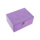 Кутия за бижута DKD Home Decor Люляк PU Дървен MDF (17 x 13 x 8,5 cm)