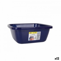 Купа за Измиване Dem Eco Син Квадратек 6 L 29 x 29 x 12 cm (12 броя) - Cutii, organizatoare și alte produse de depozitare