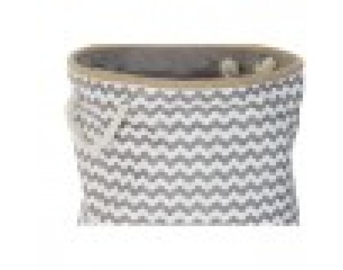Кошница DKD Home Decor полиестер Юта Зиг-Заг Boho (38 x 38 x 45 cm)