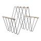поставка за списания DKD Home Decor Желязо Дървен MDF (41 x 31 x 36 cm)